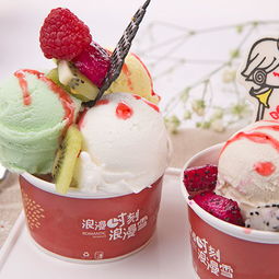 浪漫雪冰淇淋 甜蜜之选，加盟美希茶共筑创业梦想